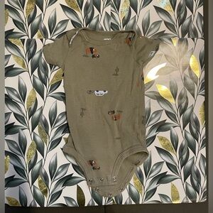 Carter's Safari Olive Bodysuit